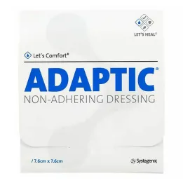 Adaptic 7.6x7.6 cm moist wound dressing 3M 2012, 50 pcs