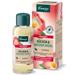 KNEIPP Massage oil back &amp; Neck well, 100 ml