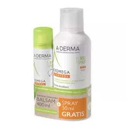 A-DERMA Promo-kit EXOMEGA CONTROL Balsam+Spray, 1 pcs