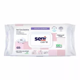 SENI care sensitive wet wipes, 68 pieces