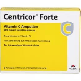 CENTRICOR Forte Vitamin C Amp. 200 mg/ml Inj.-Solution, 5X5 ml