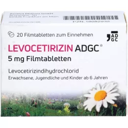 LEVOCETIRIZIN ADGC 5 mg tabletki powlekane, 20 szt