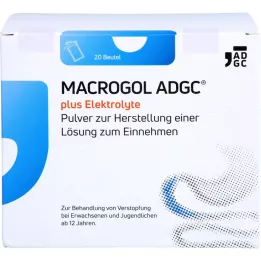 MACROGOL ADGC plus electrolytes Plv.z.H.e.L.z.Einn., 20 pcs