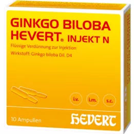 GINKGO BILOBA HEVERT Inject n ampoules, 10 pcs