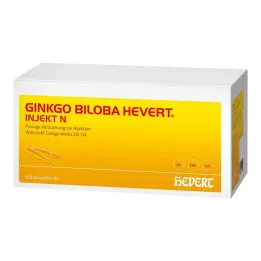 GINKGO BILOBA HEVERT® INJEKT N ampoules, 100X2 ml
