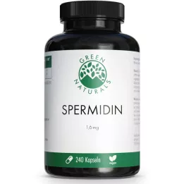 GREEN NATURALS Spermidine 1.6 mg vegan capsules, 240 pcs