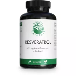 GREEN NATURALS Resweratrol m.Veri-te 500 mg wegański, 60 szt