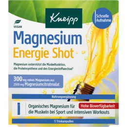 KNEIPP Magnesium Energy Shot drinking ampoules, 5X25 ml
