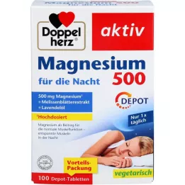 DOPPELHERZ Magnesium 500 for the night tablets, 100 pcs