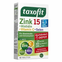 Taxofit Zinc + Histidine + Selenium Depot Tablets, 40 pcs