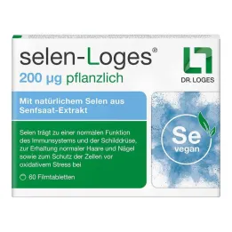 Selenium-Loges 200 µg vegetable film-coated tablets, 60 pcs