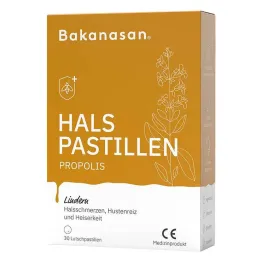 Bakanasan throat lozenges propolis, 30 pcs