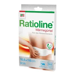 Ratioline heat belt back area 10.5x115 cm, 3 pieces