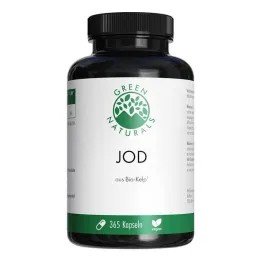 Green Naturals Iodine from organic kelp 200 µg capsules, 365 pcs