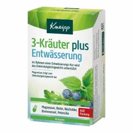 Kneipp 3-herb plus drainage capsules, 60 pcs