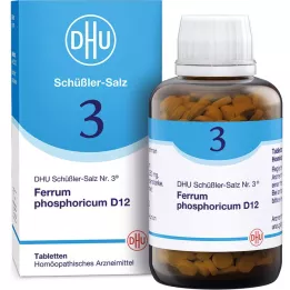 BIOCHEMIE DHU 3 Ferrum phosphoricum D 12 tablets, 900 pcs