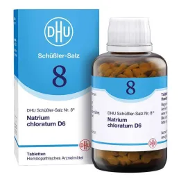 DHU Schüßler salt No. 8 sodium chloratum D6 tablets, 900 pcs