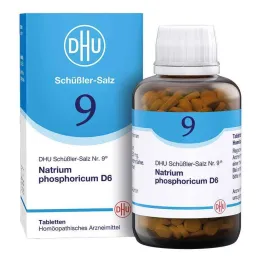 DHU Schüßler salt No. 9 Natrum phosphoricum D6 tablets, 900 pcs