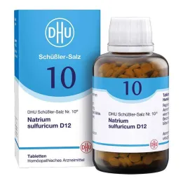DHU Schüßler salt No. 10 sodium sulfuricum D12 tablets, 900 pcs