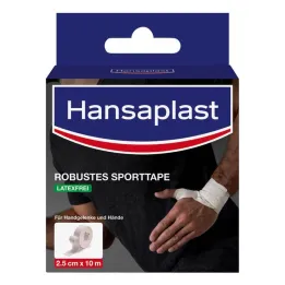Hansaplast robust sports tape 2.5 cmx10 m white, 1 piece
