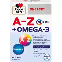 DOPPELHERZ A-Z+Omega-3 all-in-one rendszer kapszula, 30 db