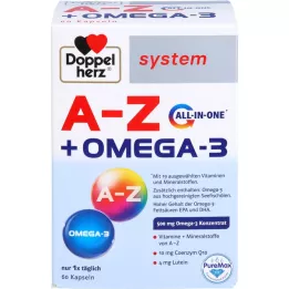 DOPPELHERZ A-Z+Omega-3 all-in-one system capsules, 60 pcs