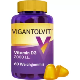 VIGANTOLVIT 2000 I.E. Vitamin D3 soft rubber, 60 pcs