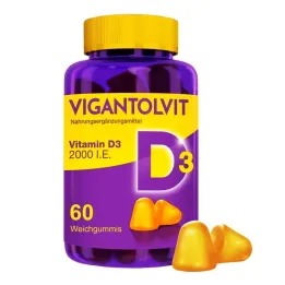 VIGANTOLVIT 2000 I.U. Vitamin D3 soft gums, 60 pieces