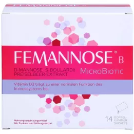 FEMANNOSE B Microbiotic Granules, 14 pcs