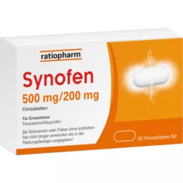 SYNOFEN 500 mg/200 mg film -coated tablets, 20 pcs