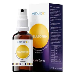 Melatonin Ashwagandha Mediakos Sleep Spray vegan, 20 ml