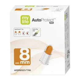 Mylife Autoprotect Pro Safety Pen Needles 8 mm 29 G, 100 pcs