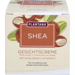 PLANTANA Shea face cream Hyaluron &amp; Vitamin-E, 50 ml