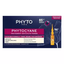 PHYTOCYANE Reactional Hair Loss Treatment Women, 12X5 ml