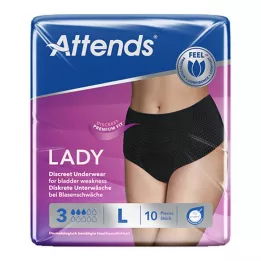 ATTENDS Lady Discreet Underwear 3 L, 10 pcs