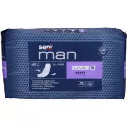 SENI Man incontinence pad super level 5, 15 pieces