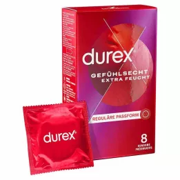DUREX Feeling extra moist condoms, 8 pcs
