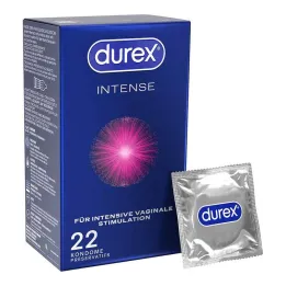 durex® Intense condoms, 22 pcs