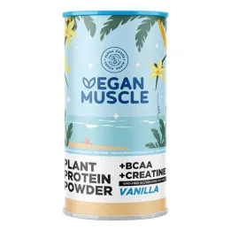 Vegan Muscle Protein Vanilla Protein + Creatine Powder (600 g)