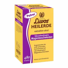 Luvos healing clay extra fine acute acid-related stomach problems, 480 g