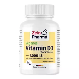 VEGANE Vitamin D3 7000 IU weekly depot capsules, 60 pcs