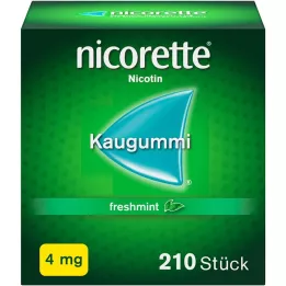 NICORETTE chewing gum 4 mg freshmint, 210 pcs