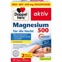 DOPPELHERZ Magnesium 500 for the night tablets, 60 pcs