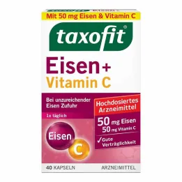 taxofit® iron + vitamin C capsules, 40 pcs