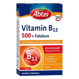 Abbey Vitamin B12 500 + folic acid tablets (30 pieces)