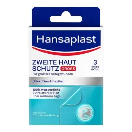 Hansaplast second skin protection plaster large, 3 pieces