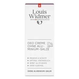Widmer deodorant cream without aluminum, unscented, 40 ml