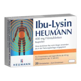Ibu-Lysine Heumann 400 mg film-coated tablets, 20 pcs