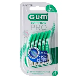 GUM Soft Picks Pro large, 60 pcs