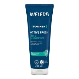Weleda for Men Active Fresh 3in1 Shower Gel, 200 ml